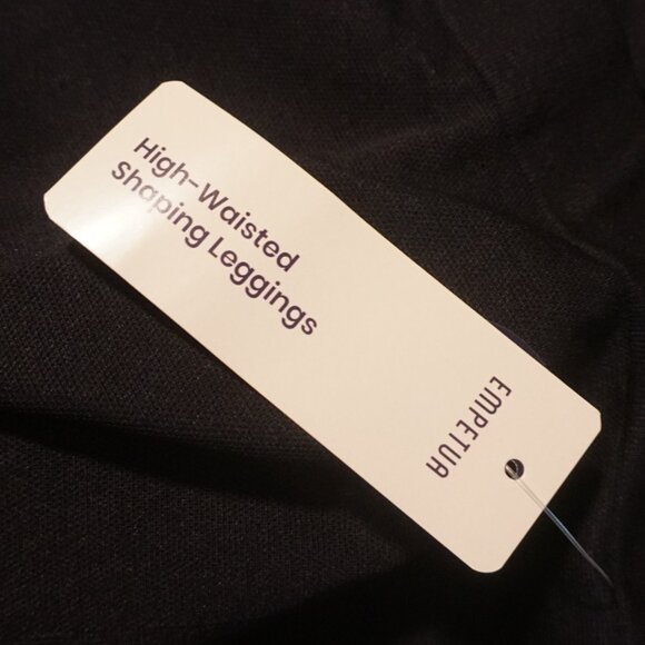 Empetua Shapermint Black High Waist Shaping Leggings Size Medium (TP) - Picture 6 of 6